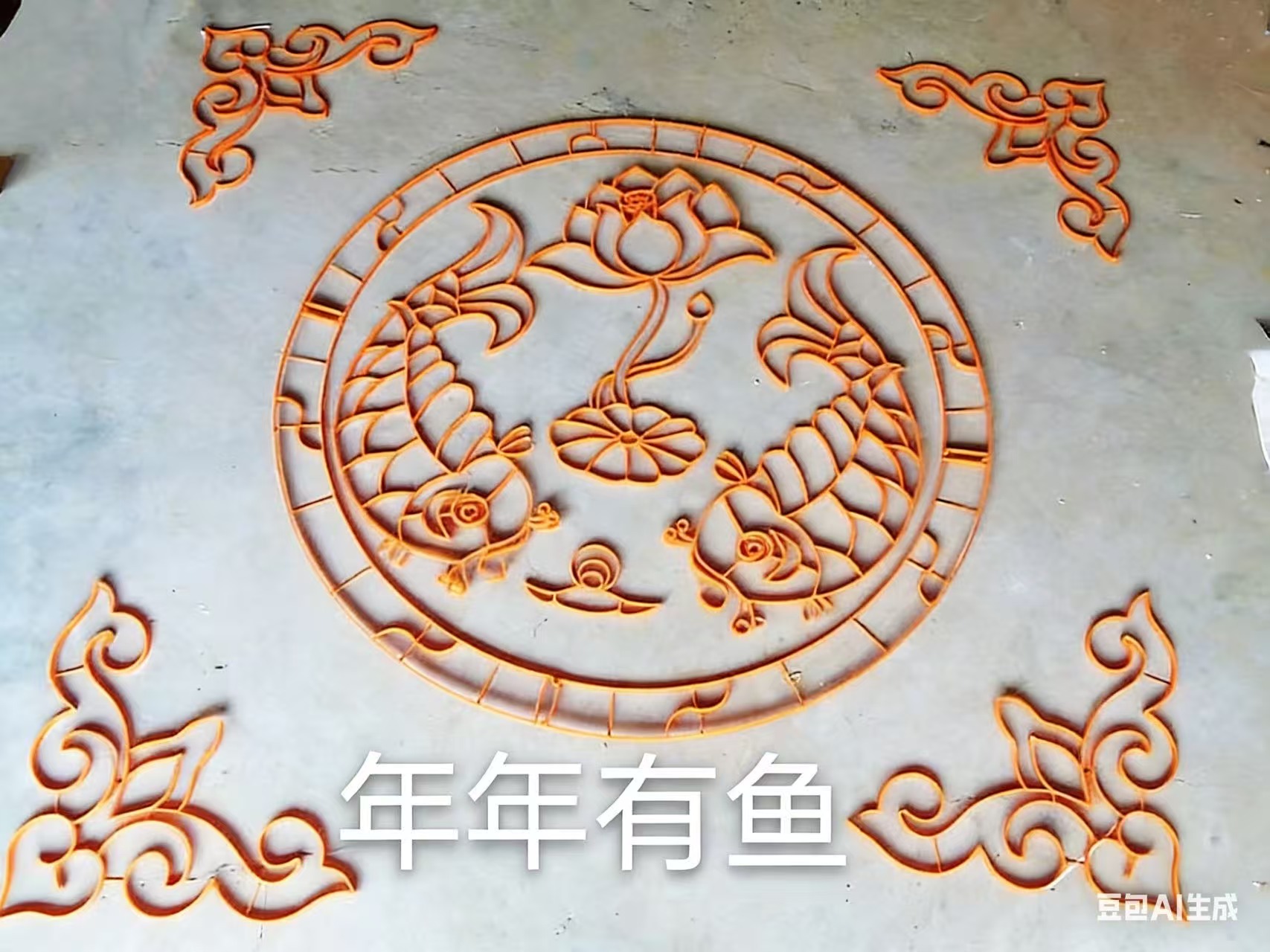 水磨石塑胶花样分隔条