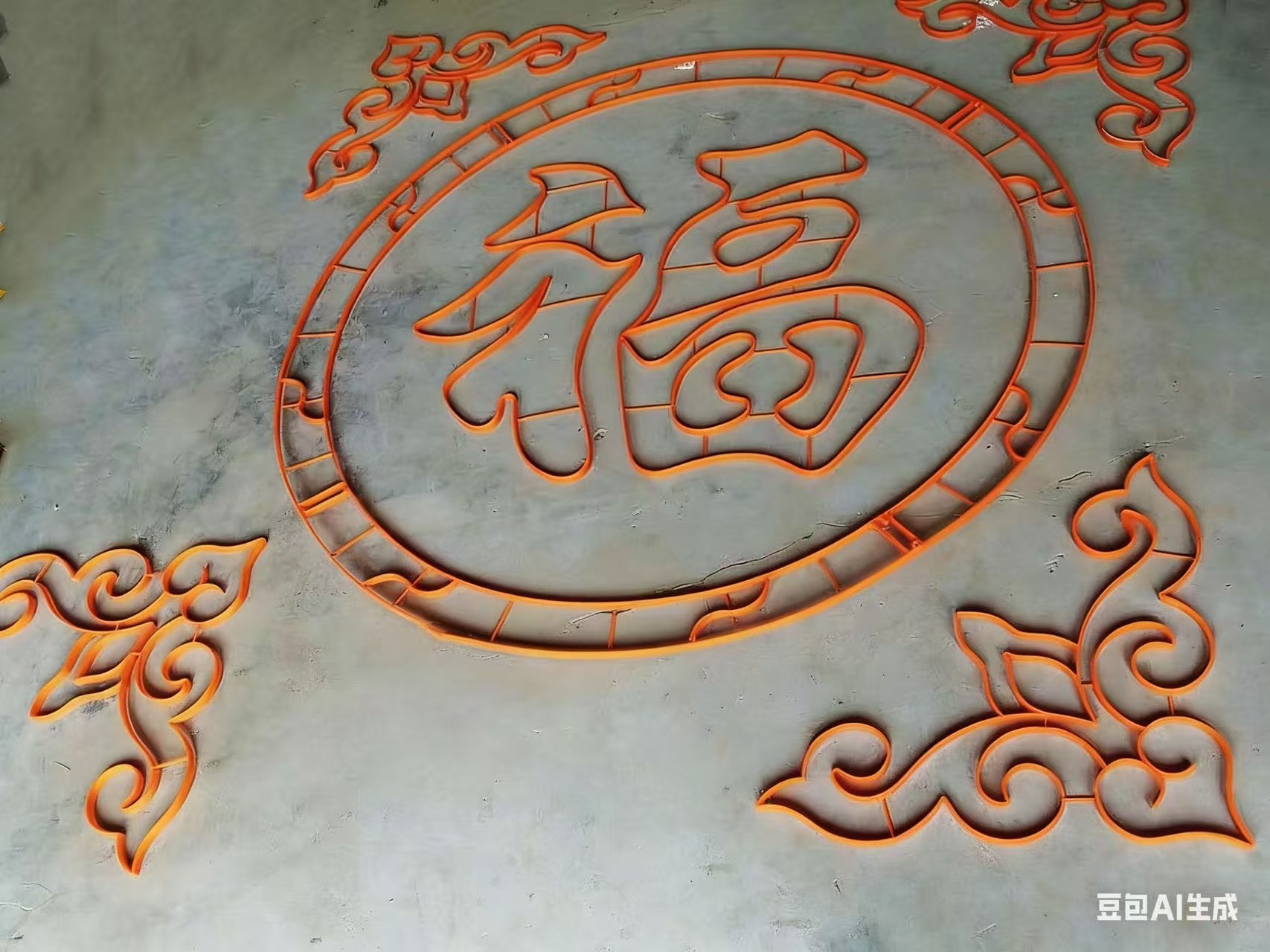 水磨石塑胶花样分隔条